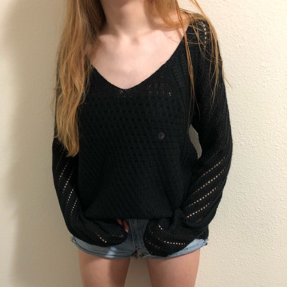 American Eagle Outfitters Sweaters - American Eagle Black V Neck Sweater